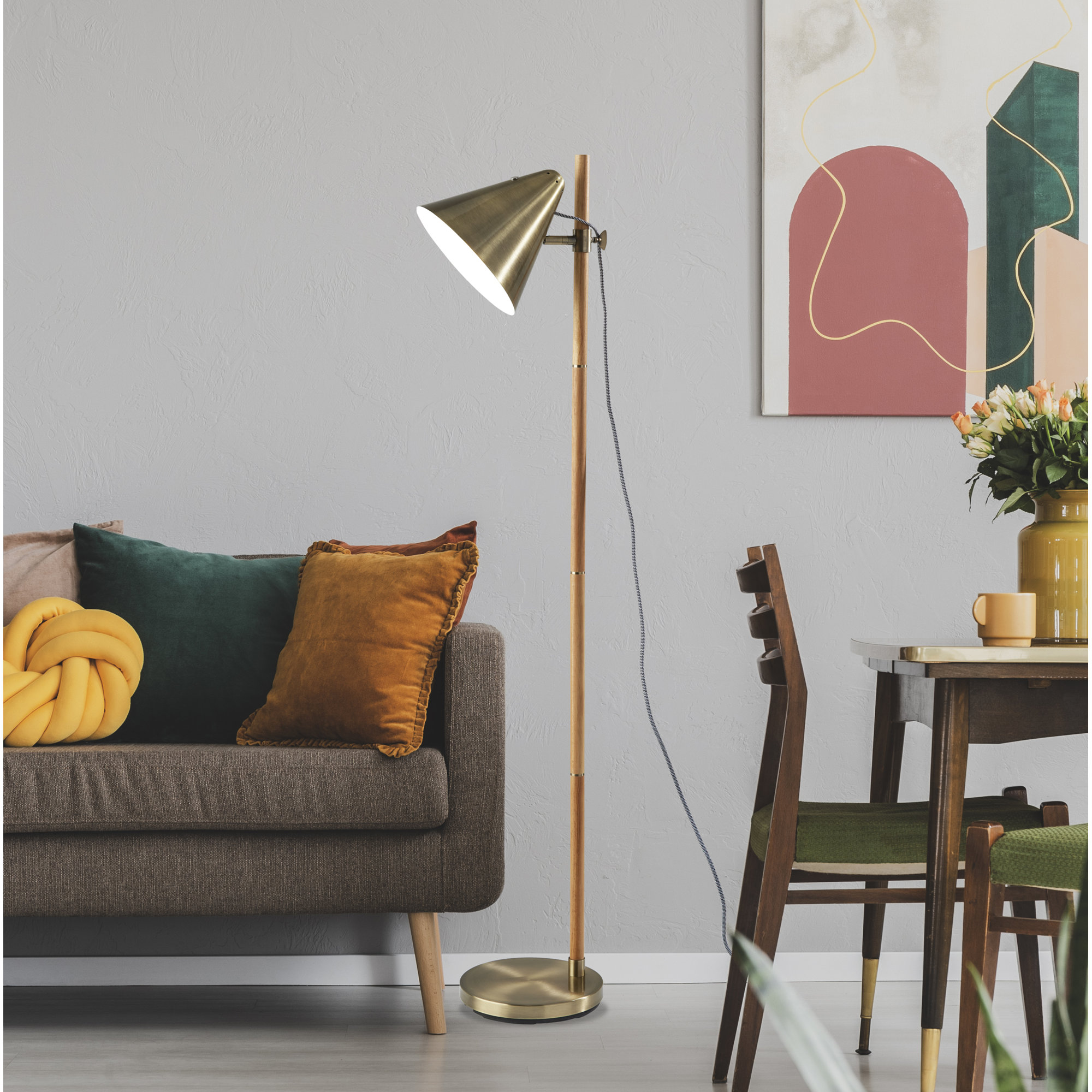 Rigney 58'' Floor Lamp