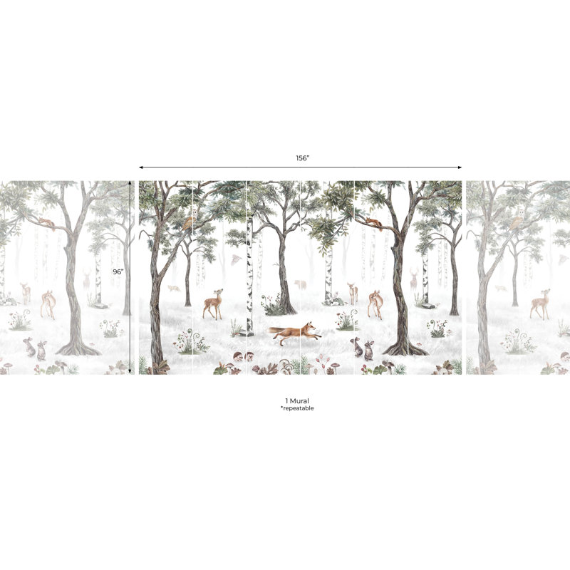 Adhésif mural Woodland Adventure