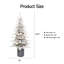 Arbre de Noël artificiel en pot pré-éclairé avec pommes de pin et lumières DEL chaudes-119286507