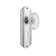 Deco Plate with Decorative Keyhole and Crystal Victorian Knob