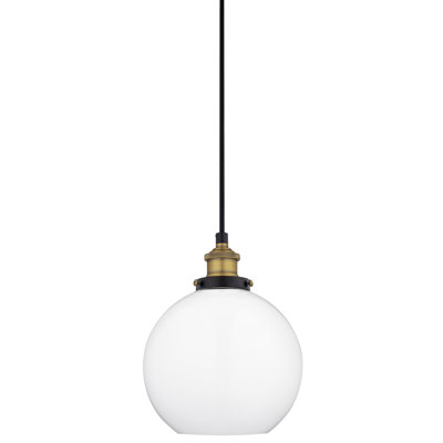 Luminaire suspendu sphérique à 1 lumière Dedriana