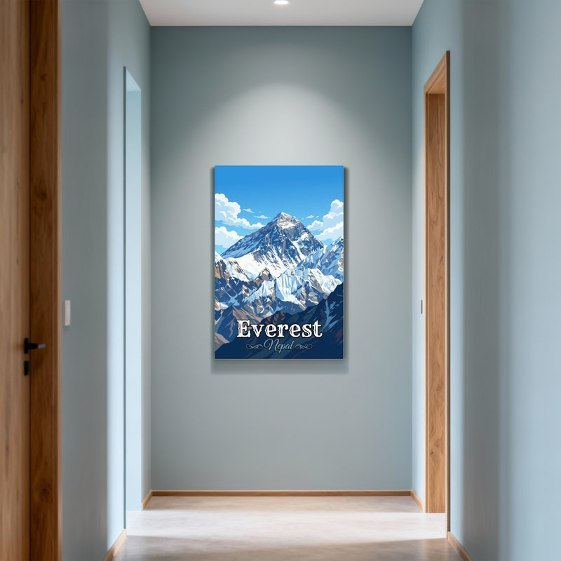 Paysages pittoresques et urbains Everest, H 18 po x l 12 po