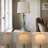 Kahloni 24.5 "Retro Resin Cabinet Light,USB Charging,Suitable for Bedroom,Living Room,Coffee Table