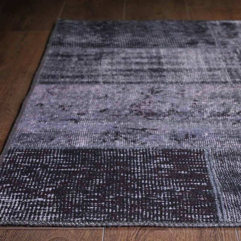 Premium Machine Washable Carpet, 4.6 x 6.2 Feet, 100% Polyester, 1850 g/m² | Pile Height: 0.2 Inches | Eco-Friendly Recycled Poly Cotton Underside | Perfect for Living Room, Bedroom, and High-Traffic Areas