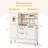Pretend Play Kitchen Wooden Toy Set for Kids w/Lights & Sounds, Utensils, Oven, Microwave, Gift for Boys Girls Age 3+-116247552