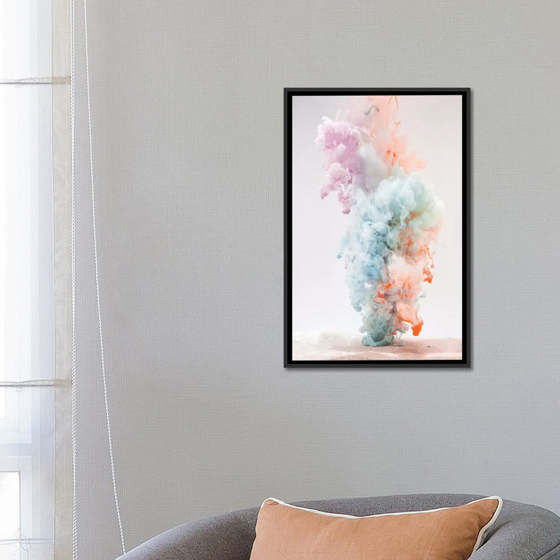 « dragon des toiles », impression sur toile, H 26 po x l 18 po x P 1,5 po, Toile avec cadre noir, Pas de tapis