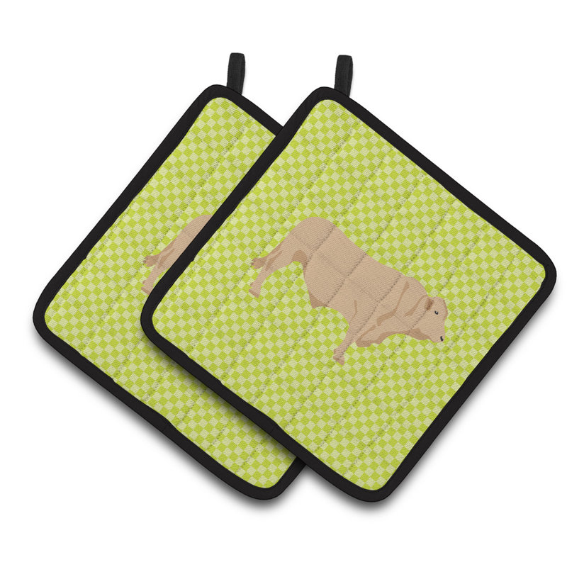 Caroline's Treasures Striped Polyester Potholder