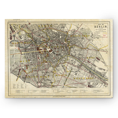 " Vintage Map Berlin II "