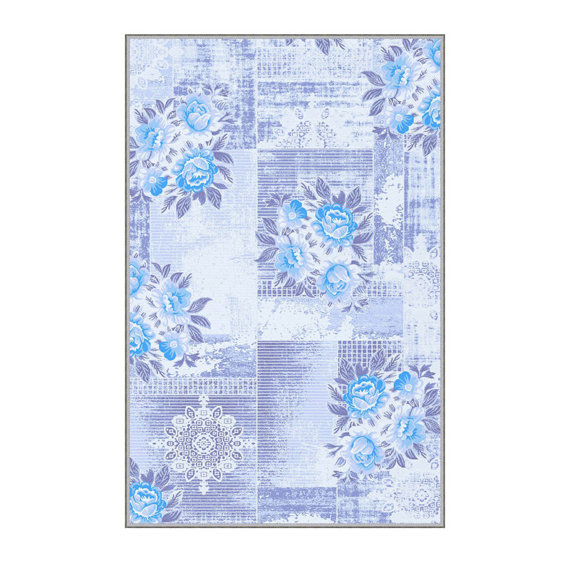 Stylish Hall Carpet (39.4 x 78.7 inches), 100% Polyester, 0.3 in Pile Height | Antibacterial, Non-Slip Underside, Machine Washable | 3D Digital Printed Design, Durable & Soft for Home Décor