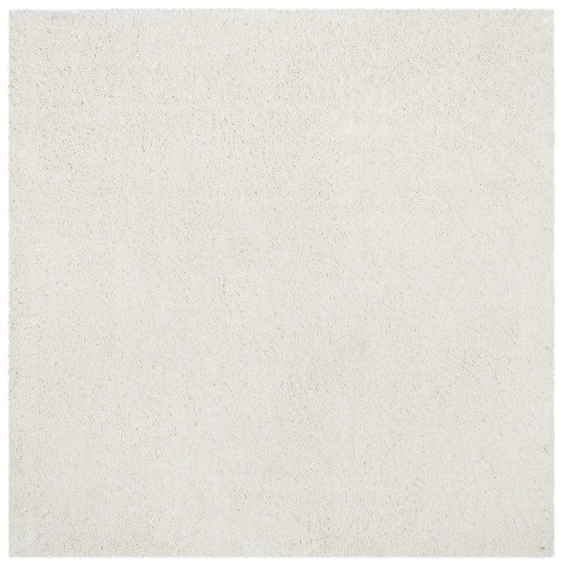 Nikodem Shag Performance Solid Color Rug, Square 6'7"