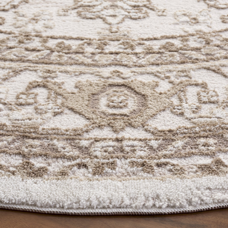 Lunara 314 Performance Oriental Rug, 6'-7" X 6'-7" Round
