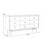 Armoire d'appoint en noyer massif