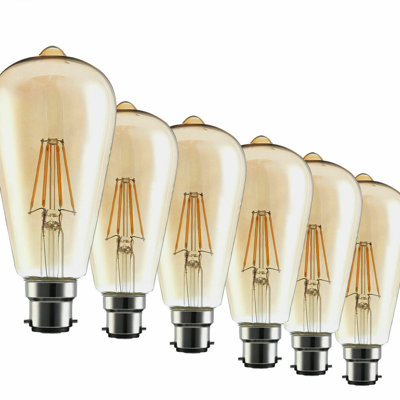 Bardem Dimmable LED Light Bulb Amber