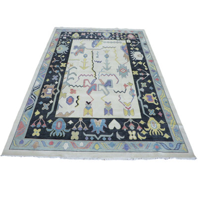 One-of-a-Kind 10' X 14' Wool Area Rug in Ivory