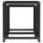 Ebern Designs Tea Tables 2 Pcs MDF Black