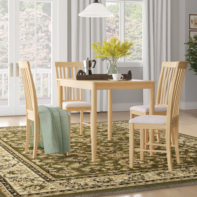 Ankrum 4 - Person Solid Oak Dining Set