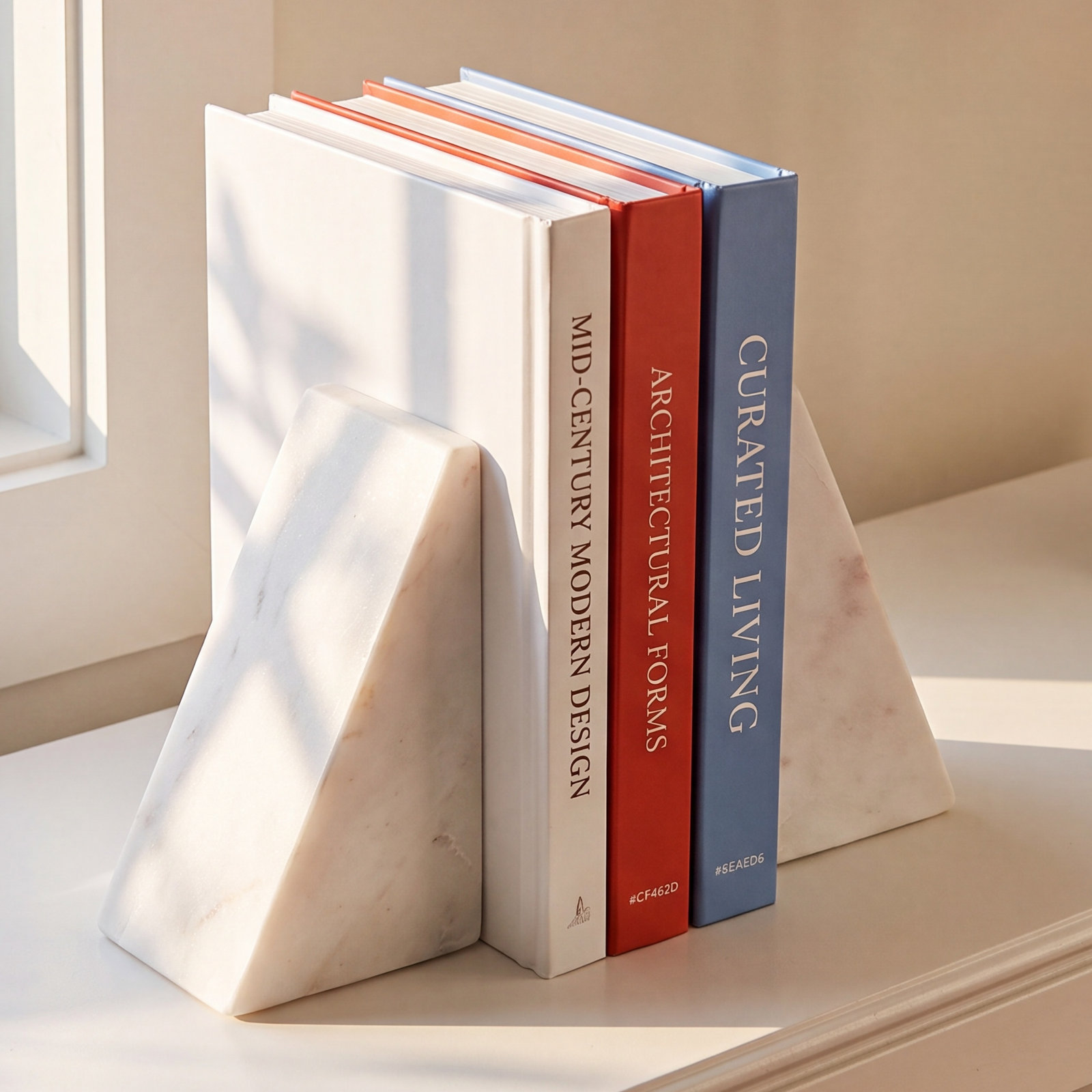 Matheson Genuine Marble Office Bookends