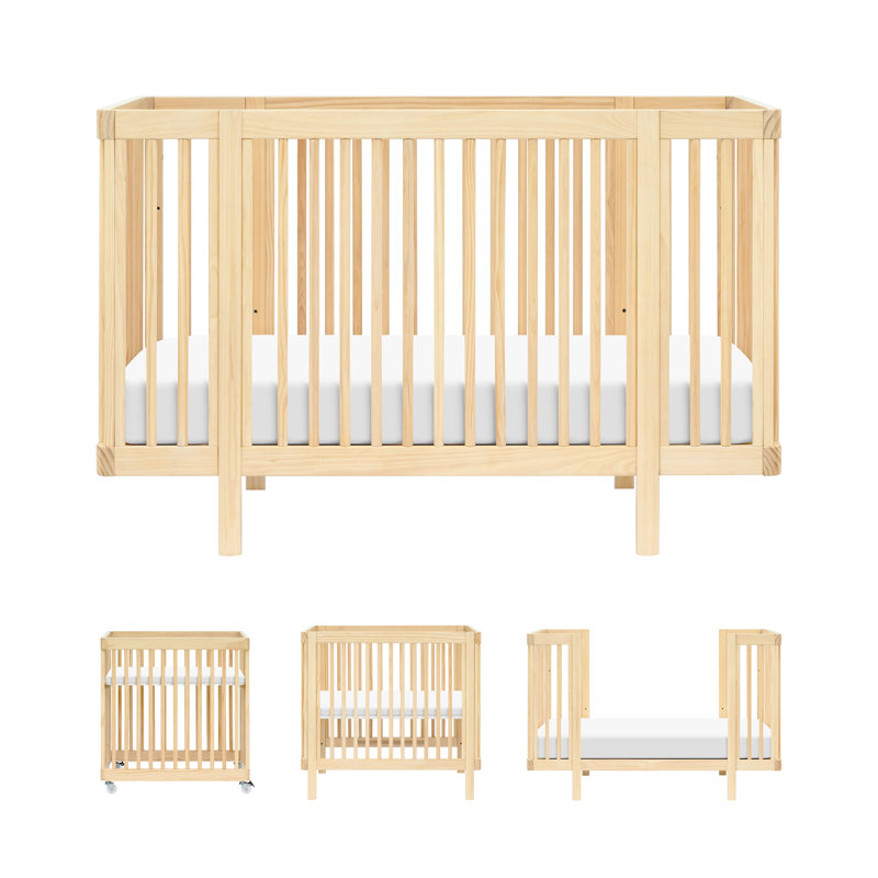 Pogo 8-in-1 Convertible Crib, Blonde