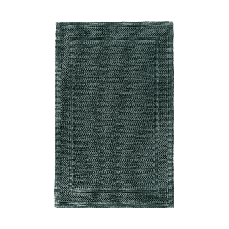 Bee Waffle Bath Rug, Moss, 20" W x 31" L