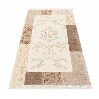 Tapis beige clair Indira