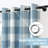 Adamantini Plaid Blackout Thermal Grommet Curtain Panels-1478637017-1478637022