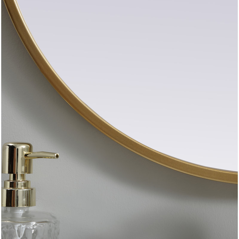 Miroir mural Sabine, 30 po x 20 po, Laiton