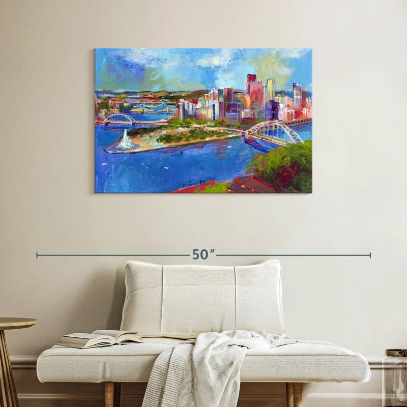 Nicci Pittsburgh, 26" H x 39" W