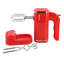 Batteur à main Better Chef Better Results à 5 vitesses avec fonction turbo et support de rangement, rouge-136137534