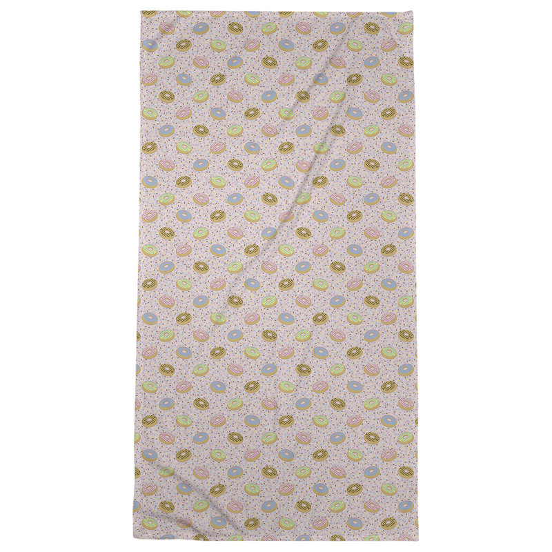 Katelyn Elizabeth Cotton Blend Beach Towel, Pink