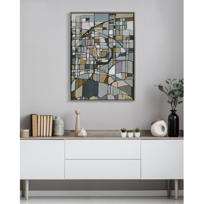 Deco Nadeau by Leah Nadeau Framed Canvas Wall Art Print