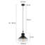 Moises 1 - Light Black Bulb Pendant-178278444
