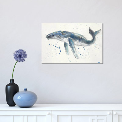 Baleine à bosse par Patti Mann - reproduction d'art sur toile tendue