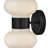 Denelle Nadia 2-Light Bubble Wall Sconce-1596468452