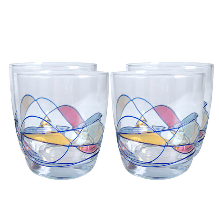 Vilonia 10oz. Handmade Drinking Glass Set
