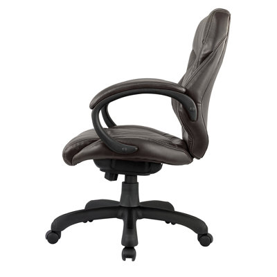 Fauteuil de direction en cuir véritable Tauber