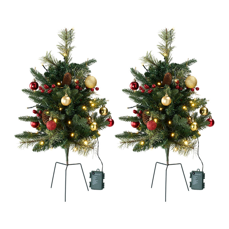 2.13' H Lighted Artificial Christmas Tree