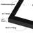 Americanflat 12x12 Picture Frame - Use as 4x4 Frame with Mat or 12x12 Frame Without Mat - Thin Photo Frame with Plexiglass - Black-114524444