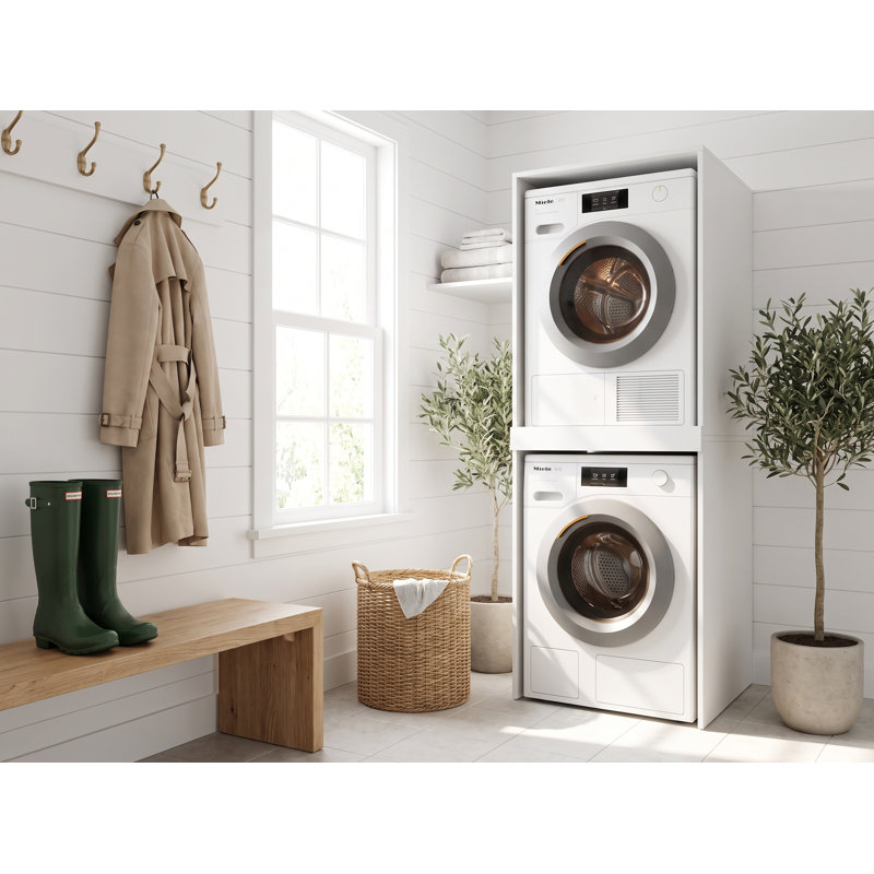 Manufactured Wood Laundry Room Organiser, WHITE