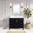 Behdad 42'' Single Bathroom Vanity with Quartz Top-1341826372