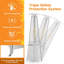 42,000 BTU Propane Patio Heater with Wheels & Tabletop - Triple Protection System for Outdoor Use