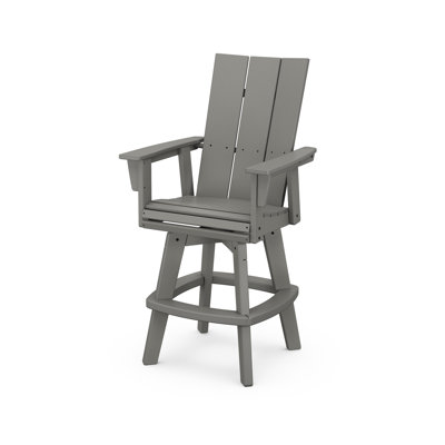 Chaise de bar pivotante Modern Curveback Adirondack