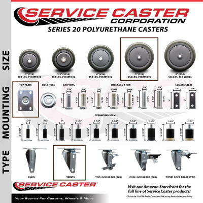 Swivel Stem Caster