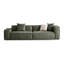Coussin modulaire en polyester vert-1236106911
