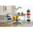 Modern Armrest Office Chair, Computer Desk Chair with Wheels-2121000733