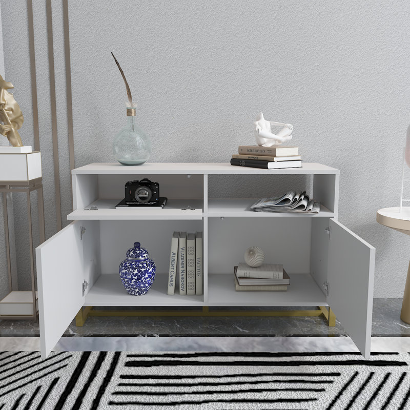 Nenzel 120cm W Sideboard, White