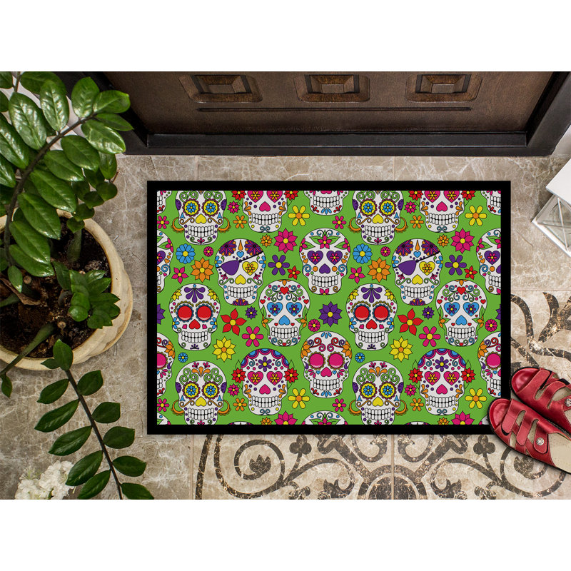 Tapis d'intérieur antidérapant, Vert, Rectangle 24 po x 36 po