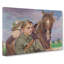 A Soldier With A Horse by Wojciech Kossak - Wrapped Canvas-61854790