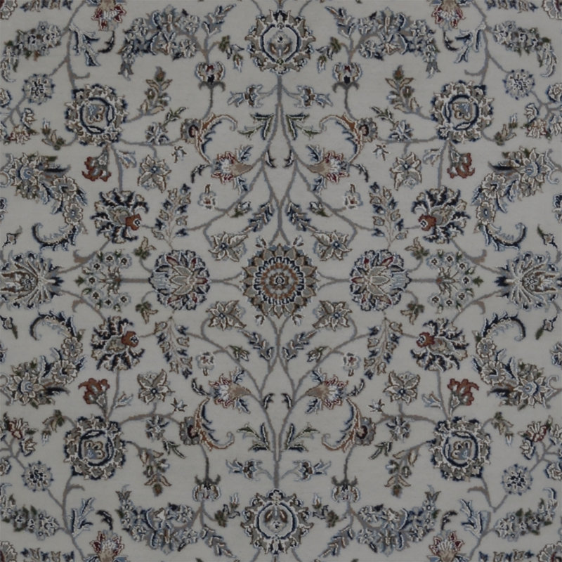 Tapis en laine et soie noué à la main Loriga (6 pi x 8 pi 10 po)