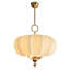 Support pour lampe avec abat-jour en tissu French Vintage