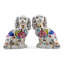 Porcelain Staffordshire Dog Figurines Pair-949343651